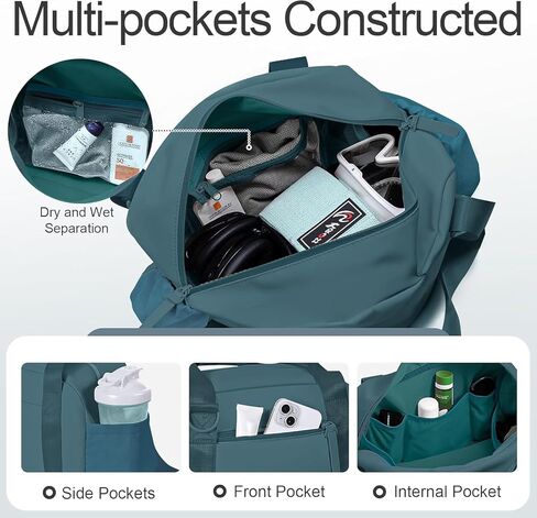 حقيبة رياضية صغيرة للنساء والفتيات حقيبة حمل صغيرة لصالة الألعاب الرياضية مع حجرة مبللة وحقيبة سفر مقاومة للماء وحقيبة رياضية لطيفة للتمرين in Kuwait