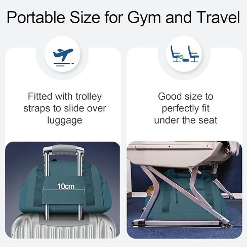 حقيبة رياضية صغيرة للنساء والفتيات حقيبة حمل صغيرة لصالة الألعاب الرياضية مع حجرة مبللة وحقيبة سفر مقاومة للماء وحقيبة رياضية لطيفة للتمرين in Kuwait