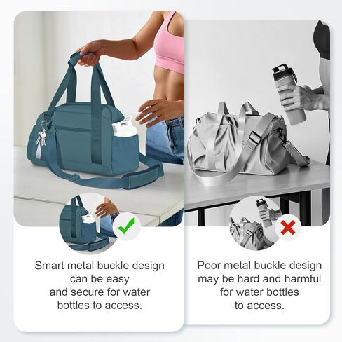 حقيبة رياضية صغيرة للنساء والفتيات حقيبة حمل صغيرة لصالة الألعاب الرياضية مع حجرة مبللة وحقيبة سفر مقاومة للماء وحقيبة رياضية لطيفة للتمرين in Kuwait