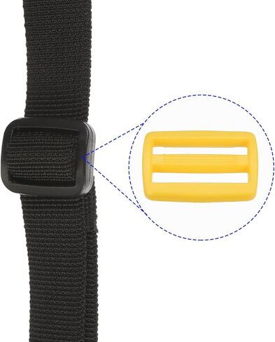 50 Pack Tri-Glide Slide - Plastic Adjustable Slide Buckles Webbing Fastener, Apply to Purse Belt Strap Hardware (1 Inches, Pink) in Kuwait