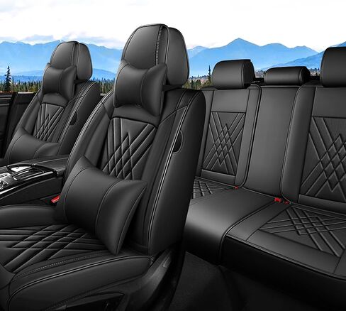 Seat Covers Full Set Custom Fit for Lexus RX 350h 2010-2026,Luxury 5 Seats Full Coverage Waterproof Leather Seat Cover for Car, Non-Slip Car Seat Cushion(Beige Brown) in Saudi Arabia