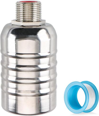 Baomain Automatic Water Level Control Valve, 1/2" Male Thread Auto Fill Shut off Float Valve, 304 Stainless Steel for Water Tank,Pool,Pond,Tower Y6-1/2-U1 (1/2 Inch) in Saudi Arabia