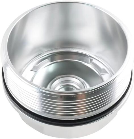 غطاء فلتر الوقود من الألومنيوم الخام EC781 متوافق مع 2003-2007 6.0L Powerstroke F250 F350 F450 F550 Super Duty يستبدل 1840754C91 3C3Z-6766-CA in Kuwait