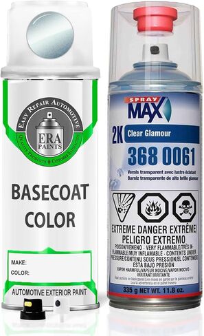 ERA Paints 8U9 - Cerulean Blue Metallic for LEXUS Exact Match Automotive Spray Paint Spray - Essential Kit w/ 2K 3680061 Clearcoat in Saudi Arabia