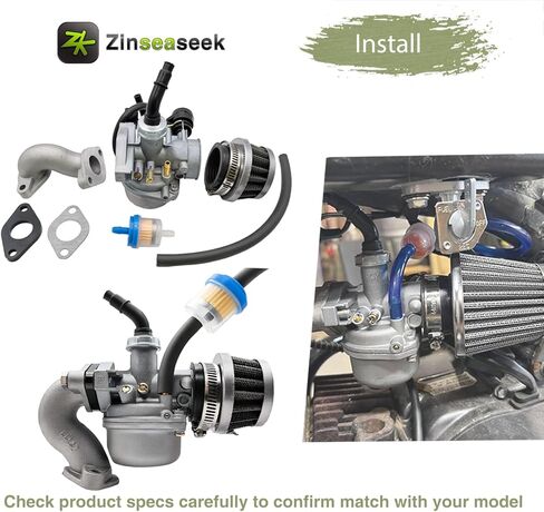 PZ19 19mm Carburetor Kit for 50cc 70cc 90cc 110cc 125cc ATV Pit Bike Dirt Bike Motor KartLawn Mower in Saudi Arabia