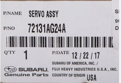 Subaru HVAC Air Heater Inlet Actuator Legacy & Outback 72131AG24A Genuine OEM in Saudi Arabia
