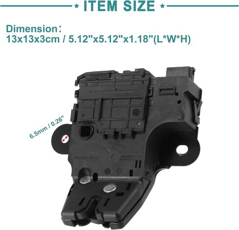 ACROPIX Rear Compartment Lid Latch Car Trunk Door Lock Actuator Motor Fit for Chevrolet Malibu Metal - Pack of 1 Black in Saudi Arabia