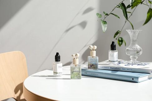 هذا عبارة عن معطر هواء بمشبك تنفيس السيارة وزيت ناشر عصا خشبية + مجموعة إعادة التعبئة مع المطبوعات الشهيرة لفنسنت فان جوخ وكلود مونيه ليمون الأوكالبتوس in Saudi Arabia