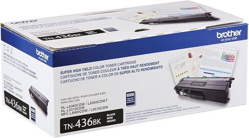 حبر بروذر TN-436BK فائق الإنتاجية باللون الأسود، 6500 صفحة in Saudi Arabia