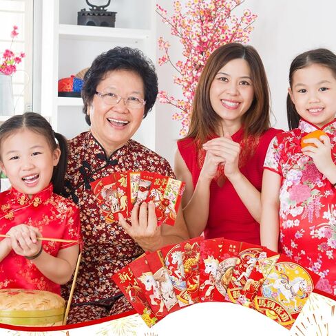 204 Pcs Chinese Red Envelopes 2025 Year of the Snake Red Packets Lunar Chinese New Year Hong Bao Embossed Gold Foil Lucky Money Cash Envelopes for Spring Festival 34 Styles 4.5 x 3.2 Inch(Vibrant) in Saudi Arabia