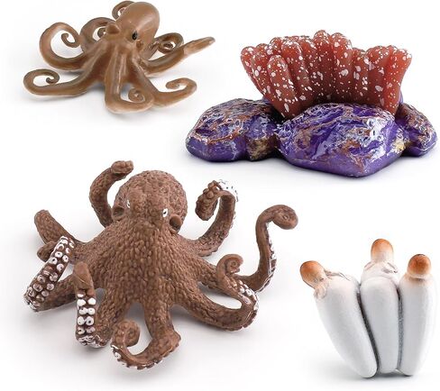 LC JoyCre Hermit Crab Toys Plastic Crab Figurine 5 Inch Sea Creatures Toys for Kids Crab Decor for Collection Realistic Sea Life Animals Figure Model in Kuwait