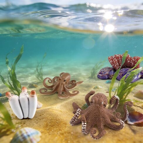 LC JoyCre Hermit Crab Toys Plastic Crab Figurine 5 Inch Sea Creatures Toys for Kids Crab Decor for Collection Realistic Sea Life Animals Figure Model in Kuwait