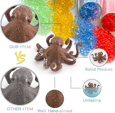 LC JoyCre Hermit Crab Toys Plastic Crab Figurine 5 Inch Sea Creatures Toys for Kids Crab Decor for Collection Realistic Sea Life Animals Figure Model in Kuwait