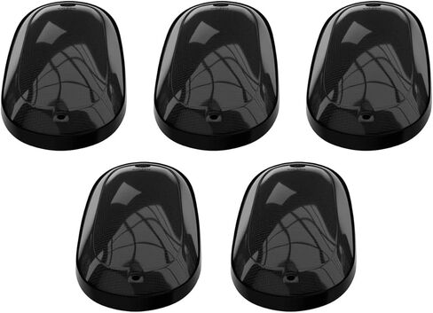 RECON - Fits 03-18 RAM 2500/3500 Premium 5-PC Ultra Bright LED Cab Roof Light Kit High Power RGB Multi-Colored w/Mobile App - Smoked or Clear Lens (SMOKED LENS) in Saudi Arabia