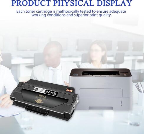 خرطوشة حبر سوداء عالية الإنتاجية MLT-D115L بديلة لحبر Samsung d115L 115L لحبر الطابعة Xpress SL-M2880FW SL-M2830DW SL-M2820DW SL-M2870 SL-M2880XAC (عبوة من قطعتين) in Saudi Arabia