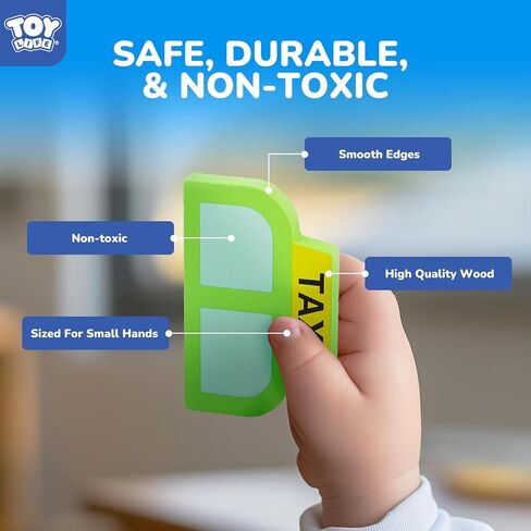 TOY Life 8 Pack Toddler Puzzles, Puzzles for Toddlers 2-4, Wooden Puzzles for Toddlers 1-3, Montessori Toys for 1 2 3+ Yrs Old Girl Boy, Baby Puzzle, Toddler Puzzles Ages 2-4 Educational Learning Toy in Kuwait