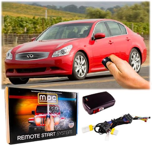 مجموعة البدء عن بعد المنشط عن بعد من MPC الكاملة من المصنع المتوافقة مع 2007-2009 Infiniti G35 - اضغط للبدء - مع حزام T in Saudi Arabia