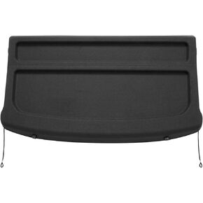 Powerty Compatible with Cargo Cover Volkswagen VW Taos 2022-2024 Accessories Trunk Security Shield Shade Black (Can Withstand The Load)