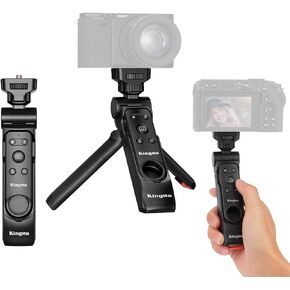King Ma Camera Mini Tripod with Remote Handle Camera Tripods Small Camera Holder Compatible with Sony ZV-1F ZV-E10 ZV-1 ZV-E1 RX100VII & Canon EOS R8 R5 R10 R50 & Nikon Z50 COOLPIX P950 Z6 II Z fc Z30