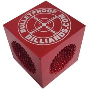 Bulletproof CUBE2 Tip Shaper 5 Tools in 1 Pool Cue Tip Maintenance, Tapper, Perforator, Shapers - The Absolute Best Tip Tool Ever Created!! **Listing is for 1 CUBE2** - RED or Black