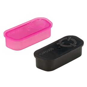 Caplugs 99196111 Static Dissipative Protector for D-Subminiature Flared Shell - DCF-08SD, to Fit Pin Type with 62 & 64 Contacts, Pink (Pack of 200)