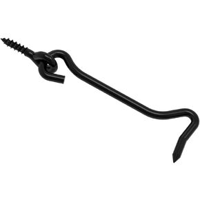 National Hardware N166-005 Hook & Eye, 4", Black