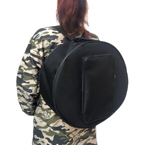 Drum Bag 14 inch Padded Waterproof Padded Drum Case Cymbal Gig Bag Thick Padded Cotton for Perfect Protection Carrying Backpack with Pocket Cymbal Bag