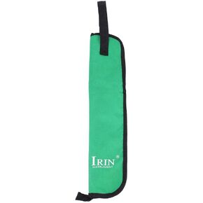 Drum Stick Bag Drumstick Storage Case Hanging Bag Portable Handbag with Handle 5 Colors(Green)