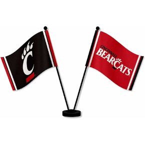 Cincinnati Bearcats Desk and Table Top Flags