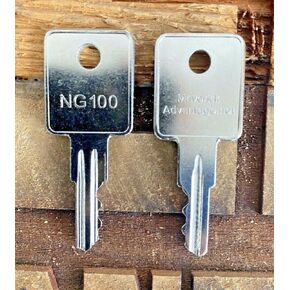 2 Keys NG100 Fits Many Tractor & Heavy Equipment: Grove/Vermeer/Cushman/Huber from Maverick Advantage