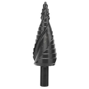Step Drill Bit for Metal Wood, 6-30mm Cone Step Drill Bit Step Hole Cutter Nitriding High Speed Steel Hole Cuttet for Aluminum Plastic