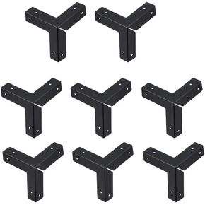 uxcell Metal Box Corner Protectors Edge Guard Protector 33 X 33 X 33mm Black 8pcs in Saudi Arabia