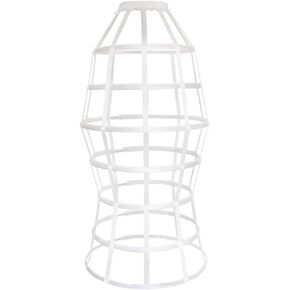 تنورة HappyStory Bustle Cage Hoop تنورة داخلية Pannier Crinoline (أبيض)