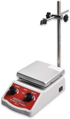 أداة التحريك المغناطيسية من Fristaden Lab SH-2، سرعة 100-1600 دورة في الدقيقة، درجة حرارة 350 درجة مئوية، سعة 2000 مل، لوحة ساخنة بجودة المعمل مع محرك مغناطيسي لتسخين السوائل وخلطها مع ضمان لمدة عام in Kuwait