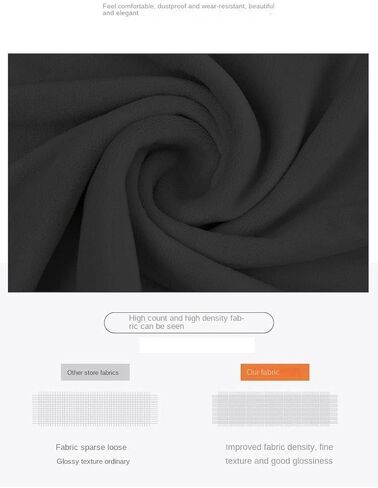 أغطية مقاعد KAYNO المستديرة، 1 غطاء مقعد مرن للغاية، وسادات مقعد قابلة للغسل، أغطية مقاعد كرسي ناعمة وسهلة التنظيف (S، أسود) in Kuwait