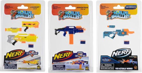 World’s Smallest Nerf Elite 2.0 Blasters (Set of 3) in Saudi Arabia