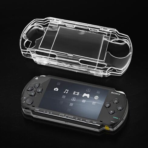 TNP Clear Hard Case for PSP 1000 - Protective Transparent Hard Case for Sony PSP 1000, Full Cover Crystal Clear Hard Case for PSP 1000 Console, Snap-in Protector Cover Case with Clear Display in Saudi Arabia