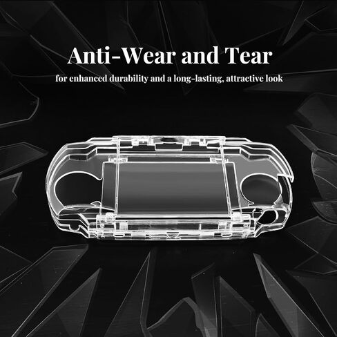 TNP Clear Hard Case for PSP 1000 - Protective Transparent Hard Case for Sony PSP 1000, Full Cover Crystal Clear Hard Case for PSP 1000 Console, Snap-in Protector Cover Case with Clear Display in Saudi Arabia