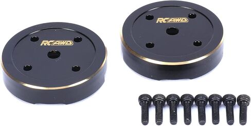 RCAWD Straight 76g Brass Portal Differ Cover for 1/18 Axial Utb18 Capra Trail Buggy Crawlers Upgrade Parts in Saudi Arabia