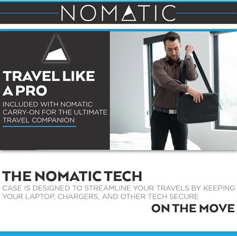 حافظة تقنية NOMATIC: حافظة واقية للكمبيوتر المحمول لجهاز MacBook Air وiPad Pro وChromebook Notebook Computer والشواحن، وحقيبة كمبيوتر محمول مقاومة للماء in Kuwait
