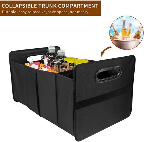 FITUVA Rear Trunk Organizer Fit for Honda Accord Car Trunk Box Home Travel Foldable Storage Bag Multipurpose in Saudi Arabia