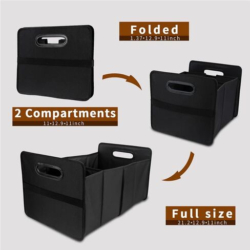 FITUVA Rear Trunk Organizer Fit for Honda Accord Car Trunk Box Home Travel Foldable Storage Bag Multipurpose in Saudi Arabia