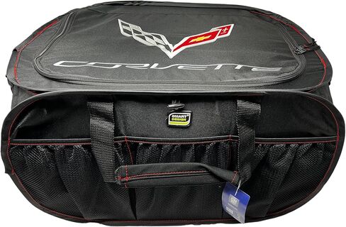 C7 Corvette Pop Up Trunk Organizer - Black - Trunk Organization Caddy with Embroidered Logo 2014-2019 Corvettes in Saudi Arabia
