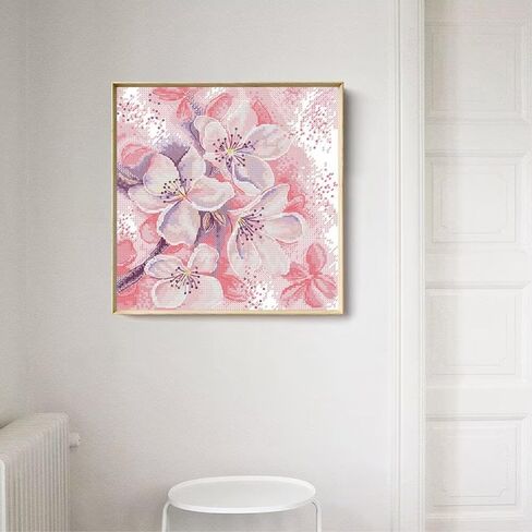 CROSSDECOR Stamped Cross Stitch Kits for Beginners- Full Set of Poppy Charm Embroidery for Adults,11 CT 3 Strands DIY Patterns Counted Arts Craft 9.5×18.5 inch in Kuwait