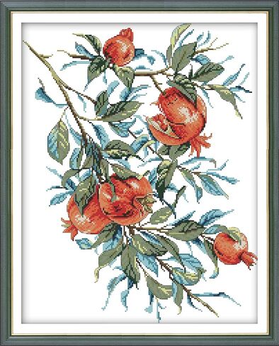 CaptainCrafts New Cross Stitch Kits Embroidery Kit Full Range Fruit and Static Objects Pre-Printed Fabrics Kits for Adults Beginners Home Decor (Stamped 14CT, The Book of Lord of The Rings) in Saudi Arabia