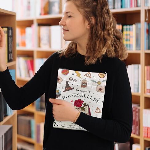 غلاف كتاب عاشق الكتب، غلاف كتاب الكليات السحرية، هدية كتابية من بوتر ميرش، أغطية كتب هدية ساحرة، قارئ مكتبة الكتب، دودة الكتب، هدية عاشق القراءة-BOOKSELLERS6JB043 in Kuwait