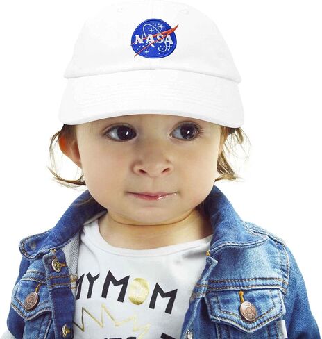 DALIX NASA Meatball Insignia Worm Logo قبعة بيسبول للأطفال البنات والأولاد in Kuwait