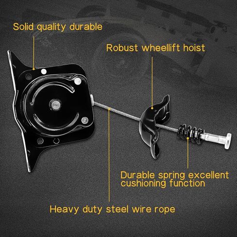 Fexhull 924-501 Spare Tire Hoist Assembly Carrier Fit for Chevrolet S10 1994-2004 | Fit for GMC Sonoma 4WD 1994-2004 | Replace # 15740950 in Saudi Arabia