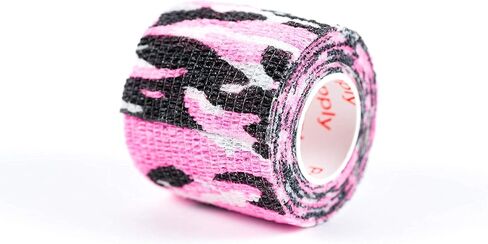 شريط لف الطبيب البيطري، ضمادة متماسكة ذاتية اللصق، ألوان مموهة مموهة للكلاب والقطط والحصان، شريط لاصق ذاتي اللصق، غطاء حماية للمعدات الخارجية 2 بوصة × 5 ياردات 2، 4، 6، 12 أو 24 حزمة in Kuwait