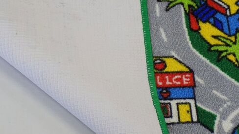 سجادة Mybecca Kids Rug Kids City Life # 4 سجادة منطقة حروف أبجدية تعليمية وأرقام 5' X 7' سجادة منطقة للأطفال - ظهر جل مانع للانزلاق (59 بوصة × 82 بوصة) in Kuwait